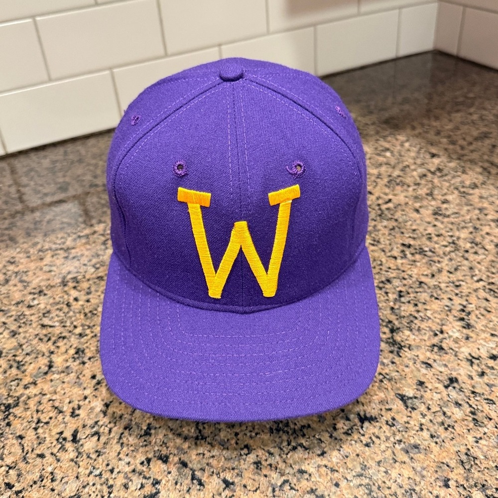 Washington Huskies New Era Pro Model Hat Snapback Purple Made in USA